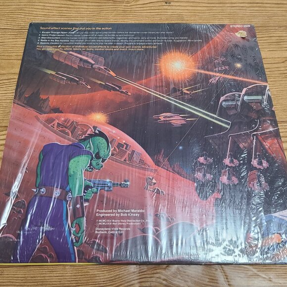Walt Disney The Sound of Outerspace Vinyl LP (AS IS) - Picture 2 of 4